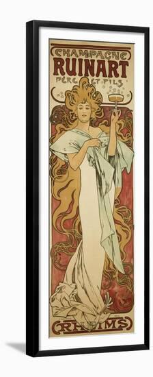 Champagne Ruinart, 1896-Alphonse Mucha-Framed Premium Giclee Print