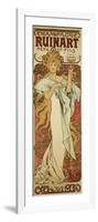 Champagne Ruinart, 1896-Alphonse Mucha-Framed Giclee Print