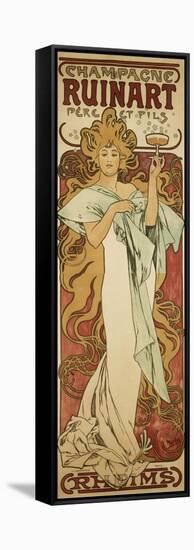 Champagne Ruinart, 1896-Alphonse Mucha-Framed Stretched Canvas