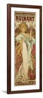 Champagne Ruinart, 1896-Alphonse Mucha-Framed Giclee Print