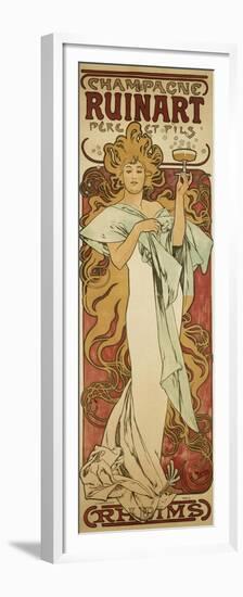 Champagne Ruinart, 1896-Alphonse Mucha-Framed Premium Giclee Print