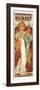 Champagne Ruinart-Alphonse Mucha-Framed Premium Giclee Print