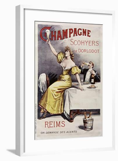 Champagne Scohyers-null-Framed Giclee Print