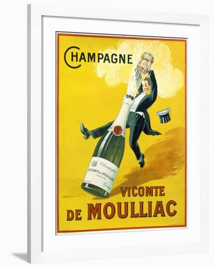 Champagne Vicomte De Moulliac-null-Framed Giclee Print