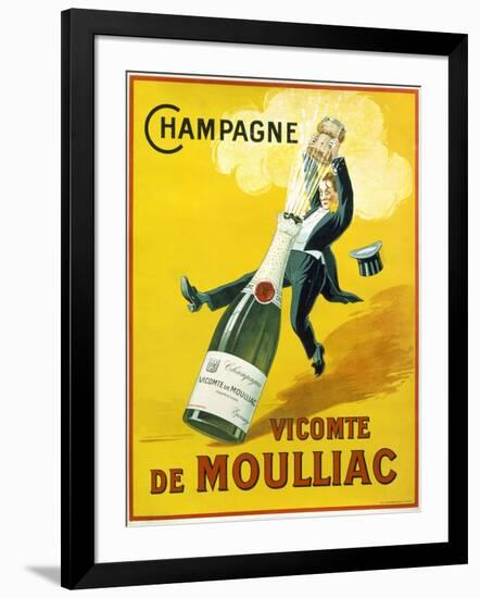 Champagne Vicomte De Moulliac-null-Framed Giclee Print