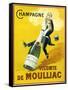 Champagne Vicomte De Moulliac-null-Framed Stretched Canvas