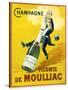 Champagne Vicomte De Moulliac-null-Stretched Canvas