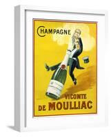 Champagne Vicomte De Moulliac-null-Framed Giclee Print