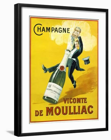 Champagne Vicomte De Moulliac-null-Framed Giclee Print