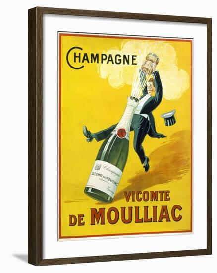 Champagne Vicomte De Moulliac-null-Framed Giclee Print