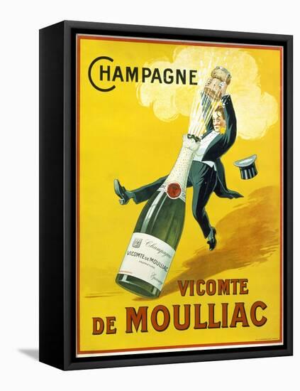 Champagne Vicomte De Moulliac-null-Framed Stretched Canvas