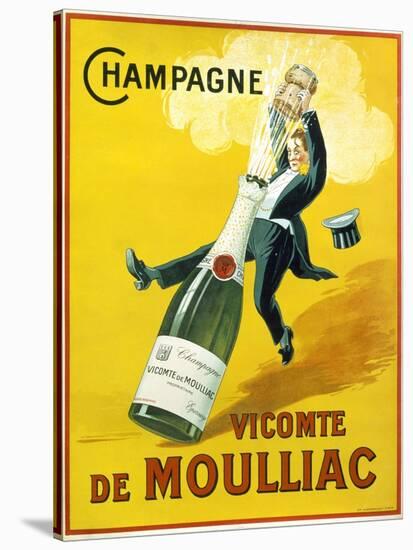 Champagne Vicomte De Moulliac-null-Stretched Canvas