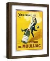 Champagne Vicomte De Moulliac-null-Framed Premium Giclee Print