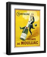 Champagne Vicomte De Moulliac-null-Framed Premium Giclee Print