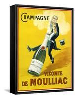 Champagne Vicomte De Moulliac-null-Framed Stretched Canvas