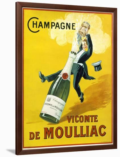 Champagne Vicomte De Moulliac-null-Framed Giclee Print