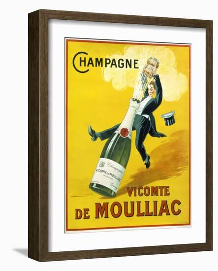 Champagne Vicomte De Moulliac-null-Framed Premium Giclee Print