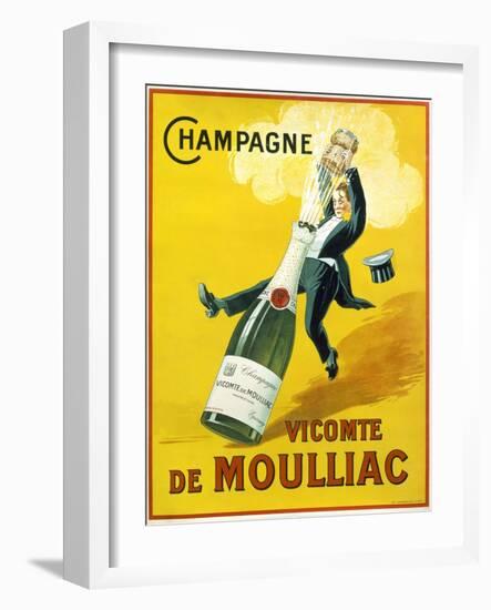 Champagne Vicomte De Moulliac-null-Framed Premium Giclee Print