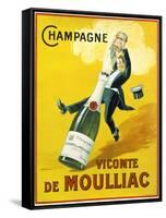 Champagne Vicomte De Moulliac-null-Framed Stretched Canvas