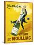 Champagne Vicomte De Moulliac-null-Stretched Canvas