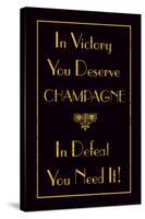 Champagne Victory-The Vintage Collection-Stretched Canvas