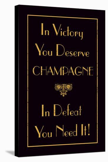 Champagne Victory-The Vintage Collection-Stretched Canvas
