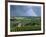 Champagne Vineyards and Rainbow, Ville-Dommange, Near Reims, Champagne, France, Europe-Stuart Black-Framed Photographic Print