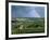 Champagne Vineyards and Rainbow, Ville-Dommange, Near Reims, Champagne, France, Europe-Stuart Black-Framed Photographic Print