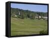 Champagne Vineyards, Hautvillers, Marne Valley, France, Europe-Rolf Richardson-Framed Stretched Canvas