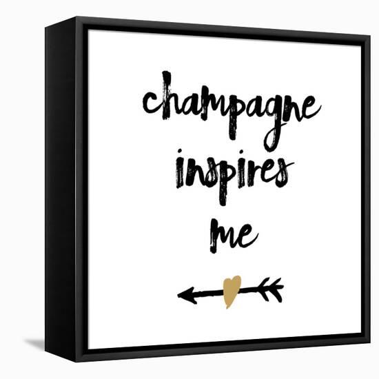 Champagne-Erin Clark-Framed Stretched Canvas