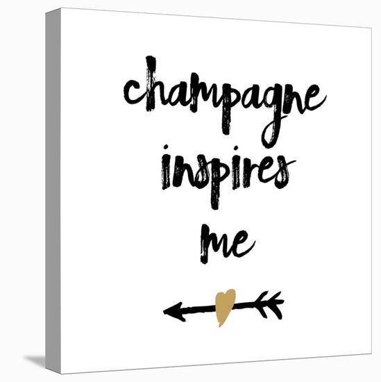 Champagne-Erin Clark-Stretched Canvas