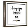 Champagne-Erin Clark-Framed Giclee Print