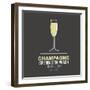 Champagne-mip1980-Framed Giclee Print