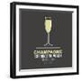 Champagne-mip1980-Framed Giclee Print