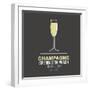 Champagne-mip1980-Framed Giclee Print