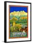 Champéry-M. Kunzer-Framed Art Print