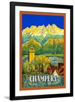 Champéry-M. Kunzer-Framed Art Print