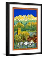 Champéry-M. Kunzer-Framed Art Print