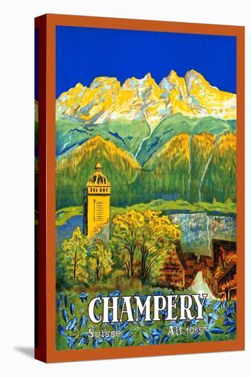 Champéry-M. Kunzer-Stretched Canvas