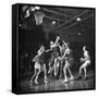 Champion Amateur Phillips 66ers Blocking Out Members of the Opposing Team-Cornell Capa-Framed Stretched Canvas