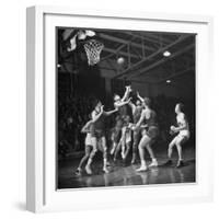 Champion Amateur Phillips 66ers Blocking Out Members of the Opposing Team-Cornell Capa-Framed Photographic Print