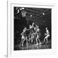 Champion Amateur Phillips 66ers Blocking Out Members of the Opposing Team-Cornell Capa-Framed Photographic Print