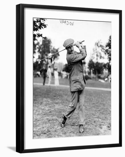 Champion Golfer Harry Vardon Photograph-Lantern Press-Framed Art Print