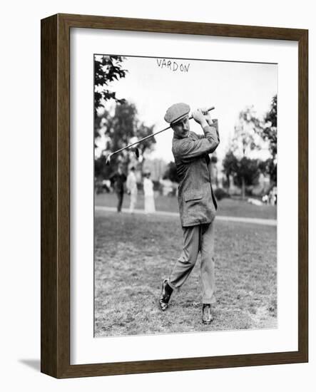 Champion Golfer Harry Vardon Photograph-Lantern Press-Framed Art Print