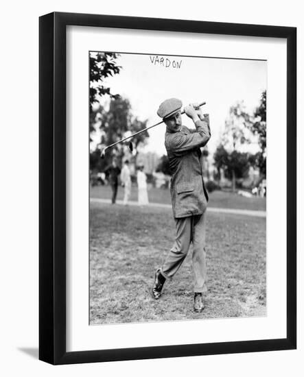 Champion Golfer Harry Vardon Photograph-Lantern Press-Framed Art Print