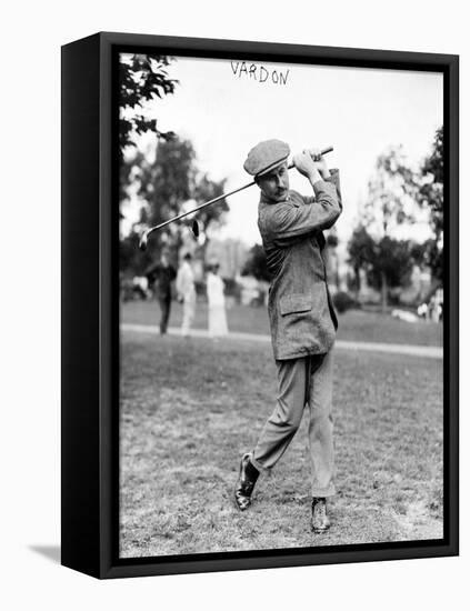 Champion Golfer Harry Vardon Photograph-Lantern Press-Framed Stretched Canvas