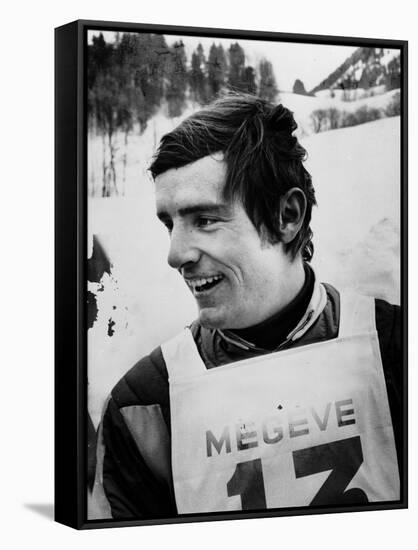 Champion Skiier Jean Claude Killy-null-Framed Stretched Canvas