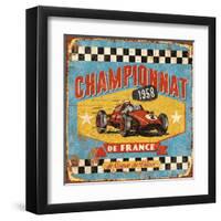 Championnat 1958-Bruno Pozzo-Framed Art Print