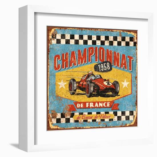 Championnat 1958-Bruno Pozzo-Framed Art Print