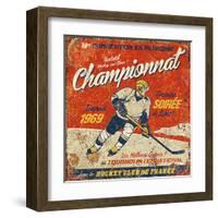 Championnat 1969-Bruno Pozzo-Framed Art Print